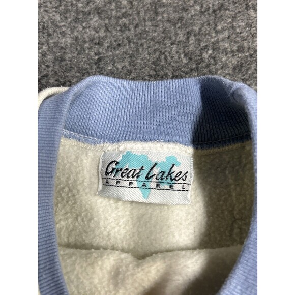 Vintage 90s Double Collared Crewneck Sweater Crocheted Size 2XL - Picture 3 of 9